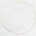 Блюдо, Kuchenland, 30 см, стекло, с золотистым кантом, Nautilus gold