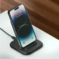 Беспроводная зарядка QI Fast Charge 15Вт, матовое Soft Touch покрытие, быстрый заряд