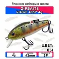 Воблер ZIPBAITS RIGGE 43SP 4g цвет 851