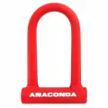 Замок велосипедный авангард ANACONDA Т608 RED силикон с креплением на раму