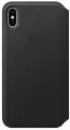 Чехол-книжка Apple iPhone XS Max Leather Folio Black MRX22ZM/A