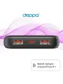 Внешний аккумулятор Deppa NRG Turbo V3 10000 mAh 22.5W (33668) черный