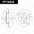 Диск тормозной задний Fiat Sedici, Фиат Седичи, Suzuki Swift III Sx4, Сузуки Sx4 Свифт 3; 71750932