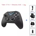 В наличии Контроллер Flydigi Vader 4 Pro, триггерный переключатель вибрации, джойстик, беспроводная игровая ручка, поддержка ПК/переключателя/мобиля, add dock bag