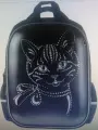 Ранец школьный КОТ 29х39.5х14см, ЭВАпанель, иск. кожа,2 отд, жестк. спинка/54117