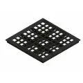 Решетка Basic Рв-39.39 для дождеприёмника 400х400 ячеистая чугунная класс С250