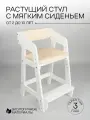 Растущий стул для детей с 2 лет , с мягким сиденьем и подлокотниками