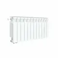 Радиатор отопления RIFAR Monolit Ventil биметаллический, 350 х 12 секций, нижнее подключение левое, цвет Белый