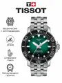 Наручные часы TISSOT, черный, серебряный