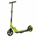 Самокат для детей NOVATRACK POLIS сталь+пластик складной ватер стикер колеса PU 160*160мм зелены