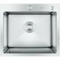 Мойка для кухни Hoffger 5045 Satin Eco (Сталь сатин), 50x45, нержавеющая сталь, врезной монтаж