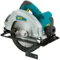 Пила дисковая 1300 Вт; 4500 об/мин; 185/20 мм; жел. опора; рез. накл; блок шпинд; коробка