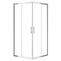 Душевой уголок Cezares Eco O-A-2 90x90, профиль хром, стекло прозрачное