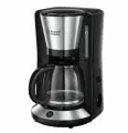 Кофеварка капельная Russell Hobbs Adventure 24010-56 1100 Вт, черный/серебристый