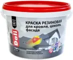 Краска резиновая Dali , глубокоматовая, 3 кг, коричневая