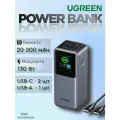 Внешний аккумулятор Ugreen PB721 (35524) 20000mAh 130W, серый