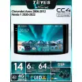 Магнитола Chevrolet Aveo T250 2006-2012 Nexia 2020-22 Teyes CC4 6/64GB, штатная магнитола, QLED, DSP,4G, Wi-Fi, CarPlay, 2DIN