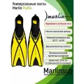 Ласты с закрытой пяткой Marlin PLAYA, RU44-45 (маркировка 46-47), черный/желтый