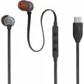 Проводные наушники JBL T310С USB Type-C, с микрофоном, чёрные