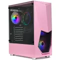 Игровой компьютер Robotcomp Аллигатор 2.0 Розовый AMD Ryzen 5 5600G 3.9-4.4 GHz 6 ядер 12 потоков / 16GB DDR4 / 480Gb PCI-E SSD / Video Radeon VEGA 7 CORE / A520M / 500W