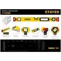 STAYER PRO STABIL, 1000 мм, усиленный профиль, уровень с поворотным глазком, Professional (3471-100)