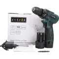 Дрель-шуруповерт аккумуляторная Zitrek Green 12V Plus, 12В, 2х1,5Ач