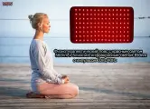 Пояс красного света ближнего инфракрасного диапазона 660 nm и 850 nm, 120шт LED, Частота импульсов 10 Hz и 40 Hz, используется для красоты кожи и нагрева для уменьшения количества жира