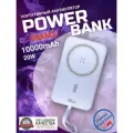 Power Bank внешний аккумулятор повербанк магнитный беспроводной MagSafe USAMS 10000 мАч 20W