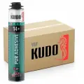 Монтажная пена KUDO, PUR ADHESIVE PROFF, всесезонная, 1000мл, 12шт