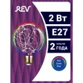 Лампа светодиодная REV 32446 1, E27, G95 200 лм 18 Вт 1 шт. RGB 2700 K 2 Вт 230 В 95 мм
