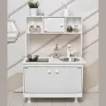 Детская кухня SITSTEP с интерактивной плитой (со звуком и светом), белые фасады