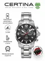 Наручные часы Certina, черный/серебристый