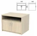 Тумба для оргтехники Арго, 800х600х600 мм, полка, ясень шимо