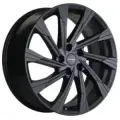 Литой колесный диск Khomen Wheels KHW1901 7.5x19/5x108 D65.1 ET36 Black Matt