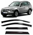 Дефлекторы боковых стекол Cobra Tuning на BMW X3 (E83) 1 l 5d 2003-2010 - Ветровики боковых окон для БМВ Х3 (Е83) 1 l 5 дверный 2003-2010
