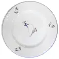 Блюдо Рококо гуси кругл. 29х29 см, фарфоровое