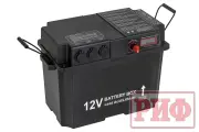 Бокс аккумуляторный 2xUSB, 2x12В, вольтметр с индикацией 420х250х330