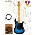 Электрогитара JET JS-450 BLB Stratocaster с кабелем