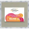 Рамка 95x100 для постера и фотографий, пластиковая, багетная, со стеклом и задником, ВсеПодрамники