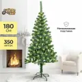 Елка искусственная новогодняя Magic Craft 180 см, ель напольная, пушистая, с подставкой, реалистичная
