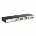 Коммутатор D-Link DGS-1210-28/F3A Настраиваемый L2 коммутатор с 24 портами 10/100/1000Base-T и 4 ком.