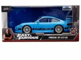 Машинка JADA 1:24 Toyota supra Plymouth Nissan skyline gtr R35 350Z Mazda RX7 Mitsubishi Lancer Eclipse Fast and Furious hello kitty alloy car model