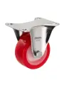 Колесо для тележки неповоротное Стелла-техник 6902-80, d 80 мм, г/п 120 кг, нержавеющая сталь