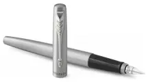 Ручка перьевая Parker Jotter Core F61 (2030946) Stainless Steel CT M перо сталь нержавеющая подар. кор.