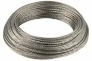 Трос нержавеющий 5 мм ACR 7Х7 (усилие разрыва 1430КГ) 10м