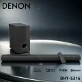 Denon DHT-S316-Denon-Саундбар-черный，Звуковая эхо-стена телевизора