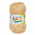 Пряжа ALPINA XENIA 100% мерсеризованный хлопок 50 г 240 м №034 бежевый