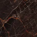Самоклеящаяся антивандальная пленка для декора мебели и кухонных фартуков. Мрамор тёмно-коричневый (70х250 см).