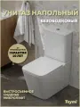 Унитаз напольный безободковый с быстросъемным сиденьем микролифт Teymi Helmi R T40327
