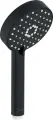 Душевая лейка Jacob Delafon Awaken E72415-BL с экономией воды, 3 режима, лейка для душа, черная, матовая, круглая